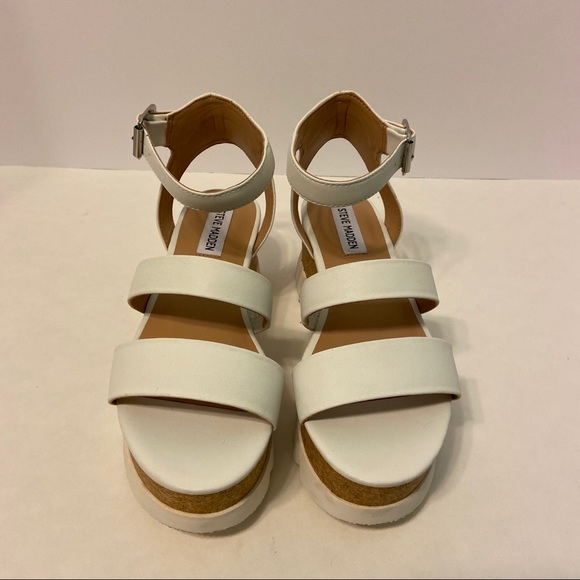 NWOT Steve Madden Kristen Platform Wedge Sandals - Picture 3 of 12